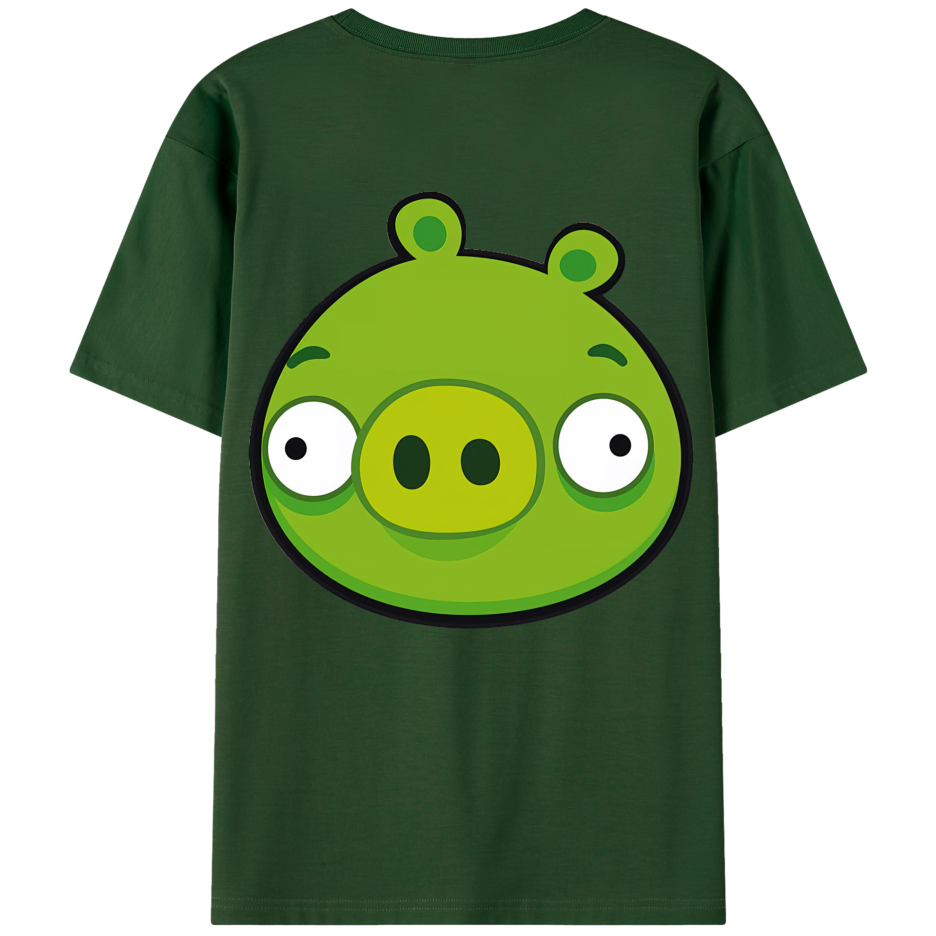 （画像用） Angry Birds アングリーバード 綿100％半袖Tシャツ（背面プリント）
